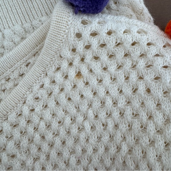 Anthropologie Emilia Pommed Pullover Boho Unique - Picture 13 of 13